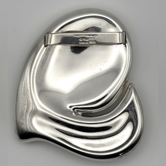 Tiffany & Co Elsa Peretti Silver Heart Belt Buckle Italy - Vintage! - Picture 4 of 16